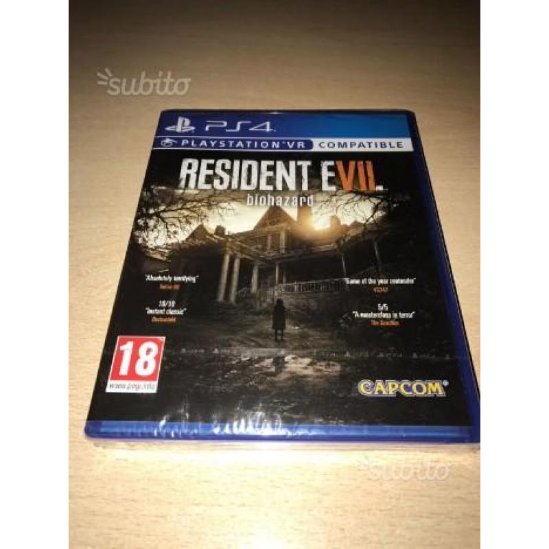 Resident evil 7 PS4